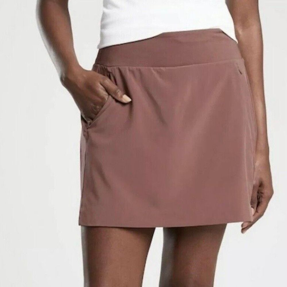 Athleta Women's Mini Skirt in Brown